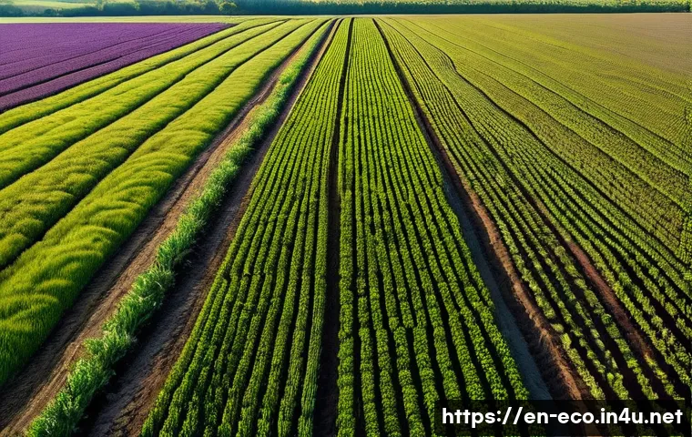 기후 변화와 토양 변화 - **Image Prompt: The Tale of Two Fields: Degradation vs. Regeneration**
"A wide-angle, high-defin...